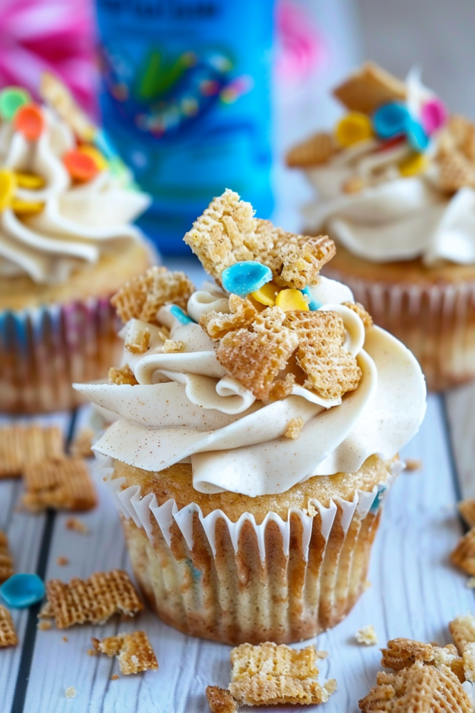 Cinnamon Toast Crunch Cupcakes