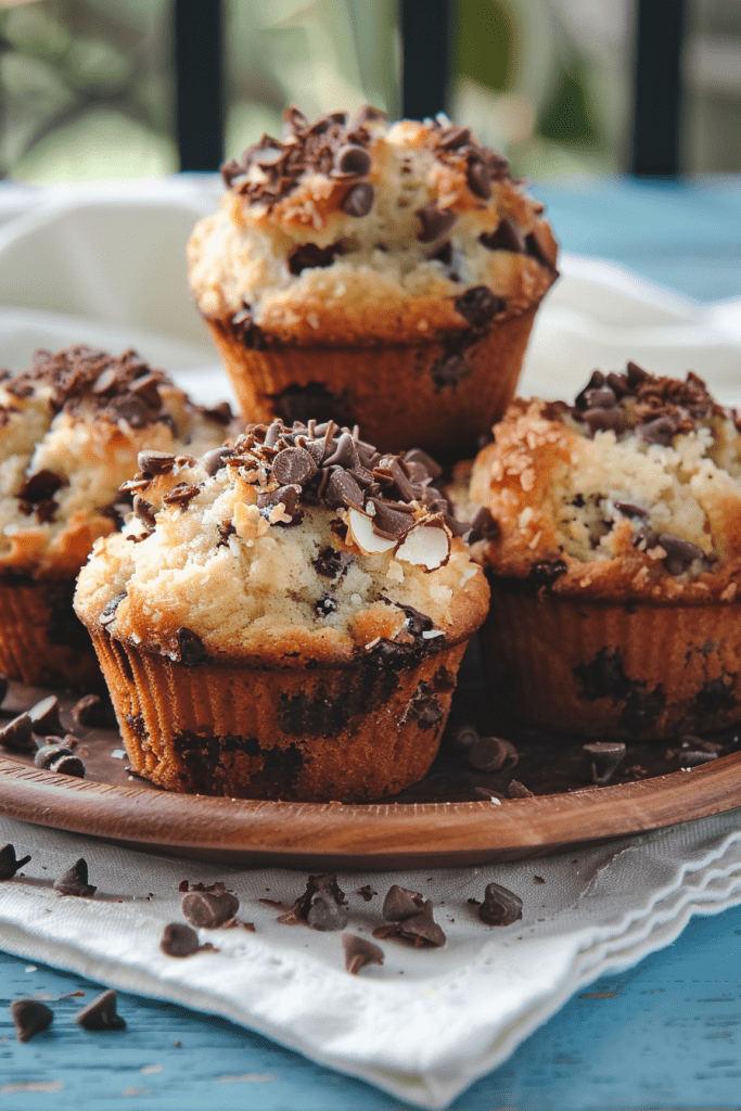 Coconut Chocolate Chip Muffins