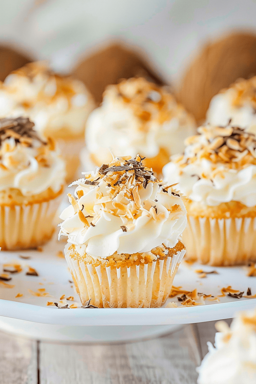 Coconut Macaroon Cupcakes Recipe