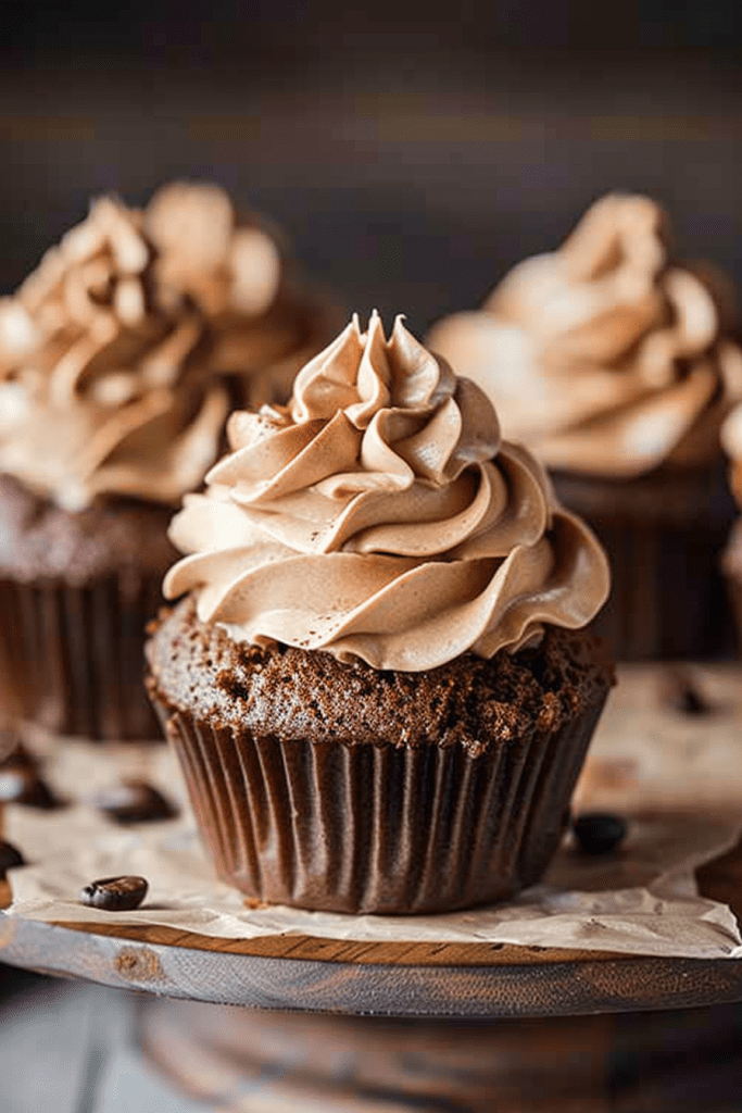 Decorate Chocolate Espresso Cupcakes