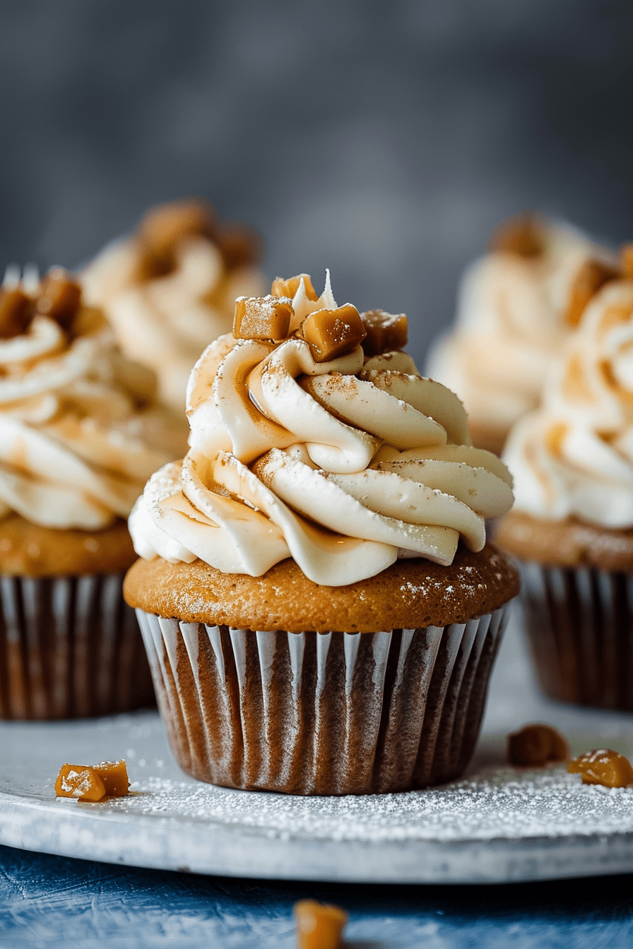 Delicious Apple Pie Cupcakes with Salted Caramel Buttercream Recipe