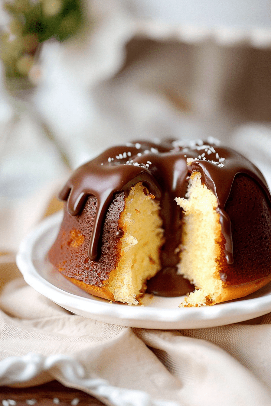 Delicious Boston Cream Mini Bundts Recipe