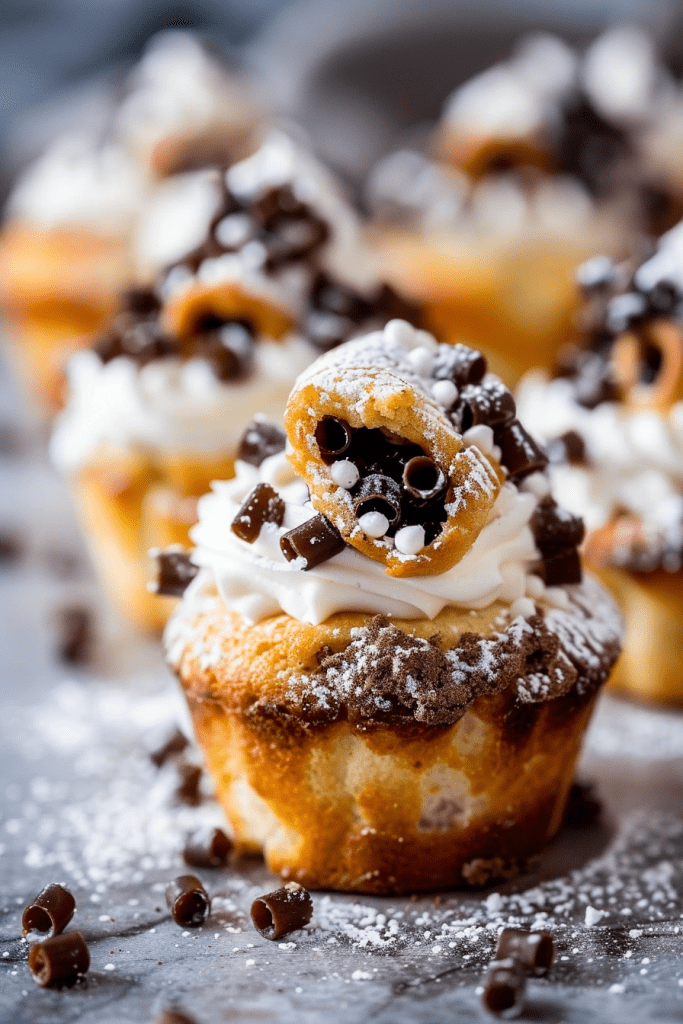 Delicious Cannoli Cupcakes