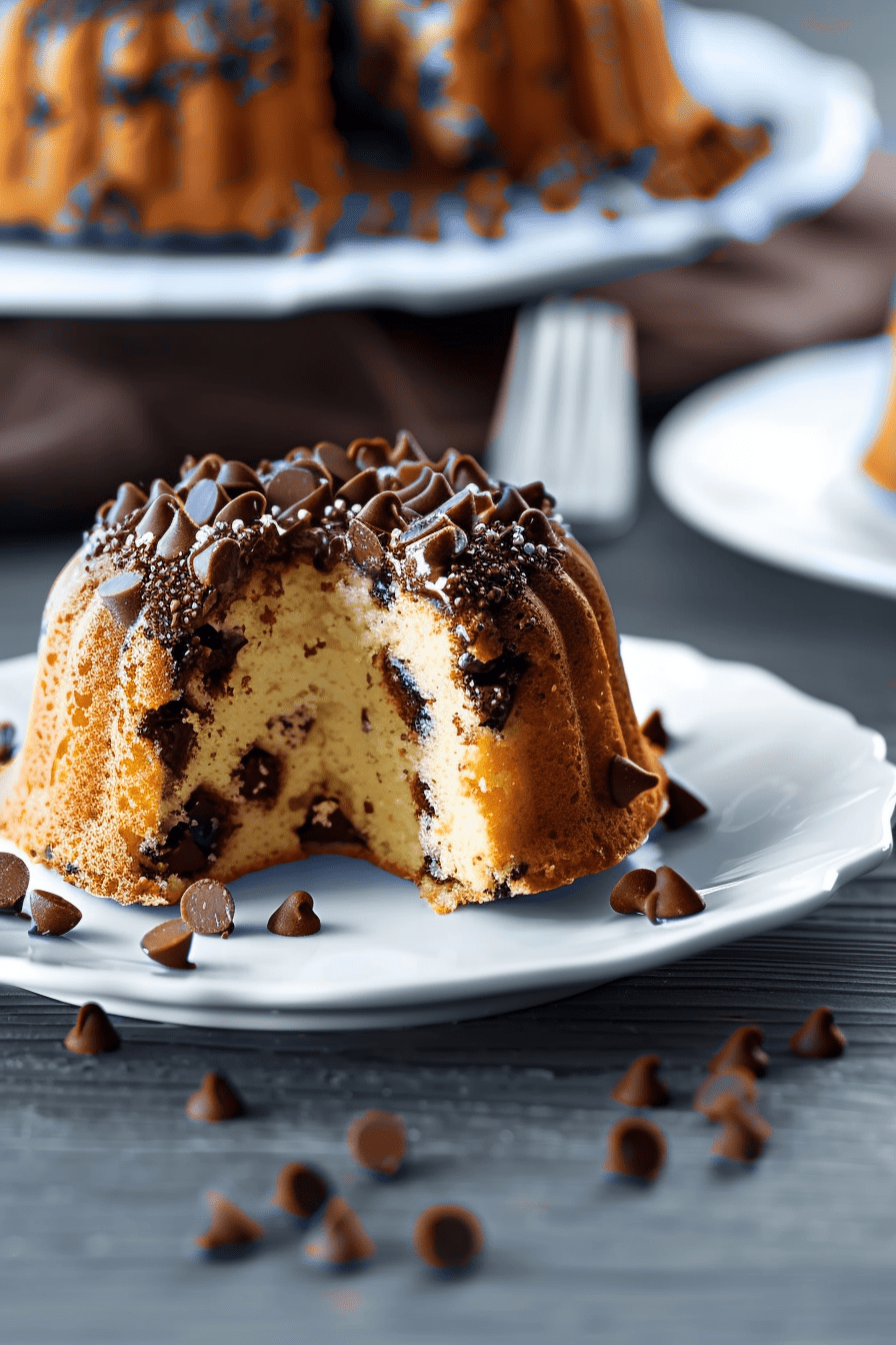 Delicious Chocolate Chip Mini Bundt Cakes Recipe