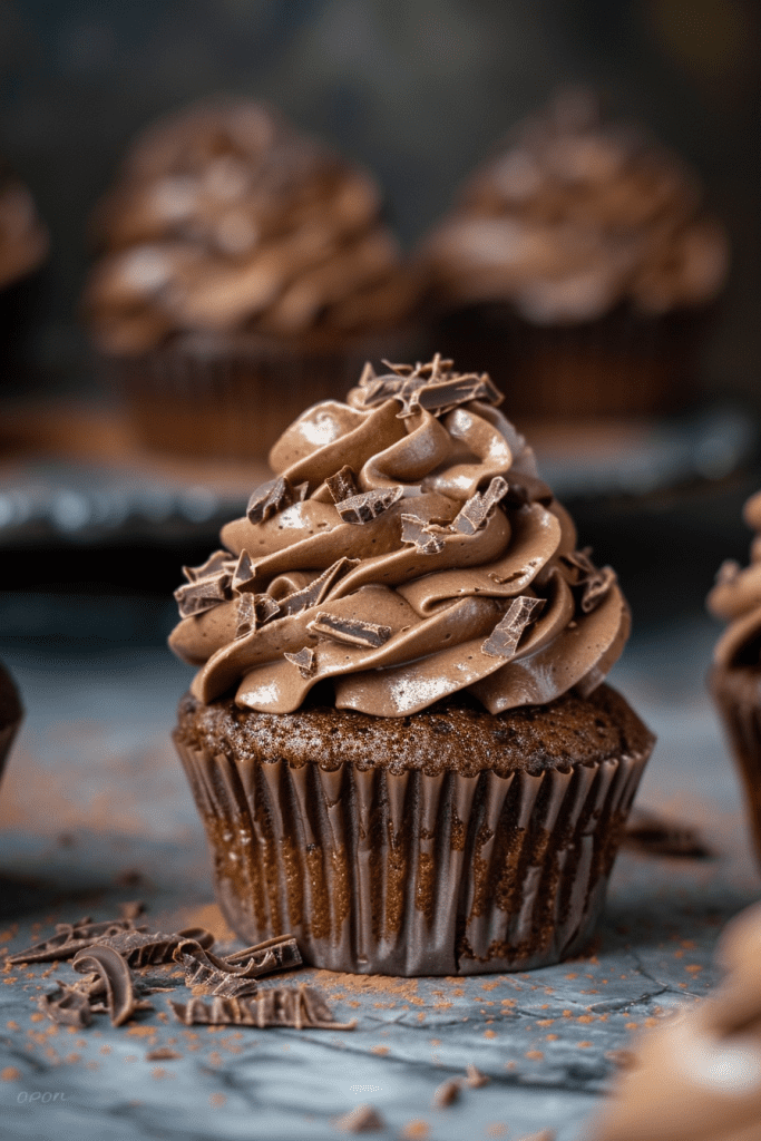 Delicious Chocolate Kahlua Cupcakes