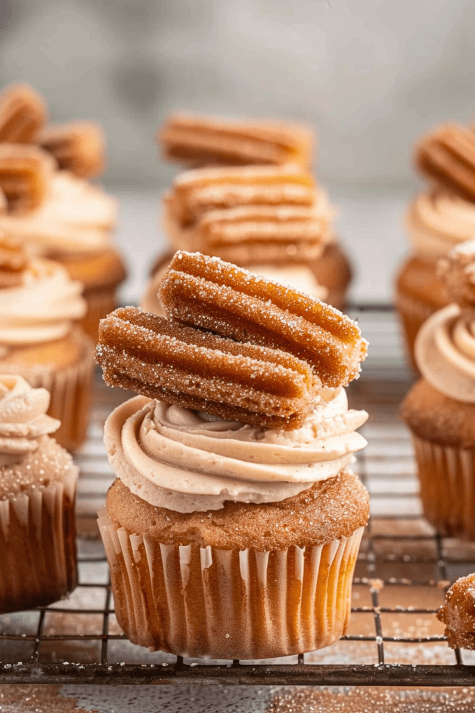 Delicious Churro Cupcakes