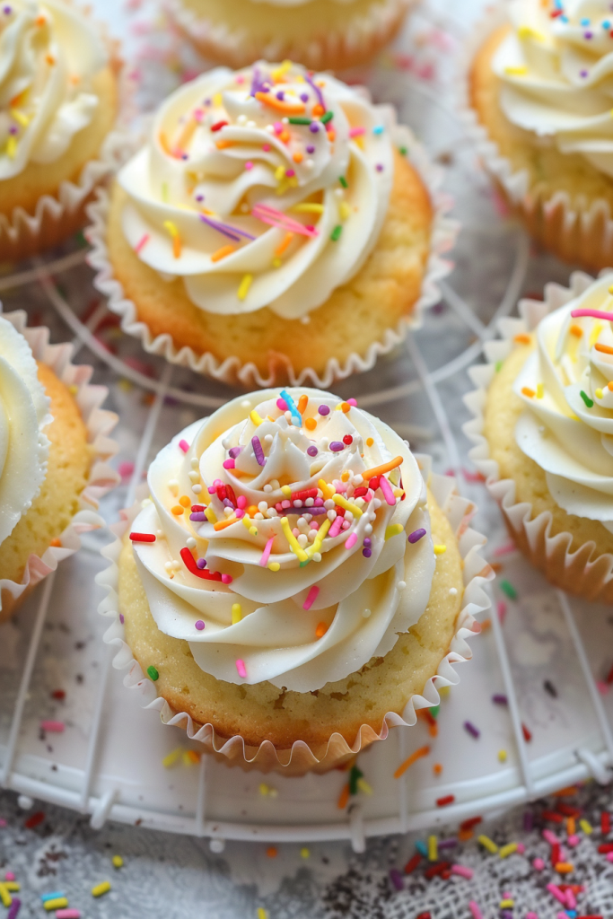 Delicious Classic Vanilla Cupcakes