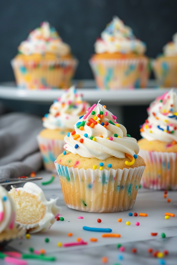 Delicious Funfetti Cupcakes