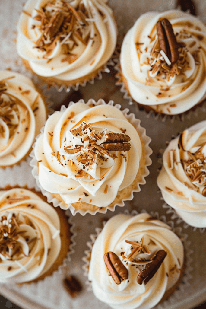 Delicious Italian Cream Cupcakes