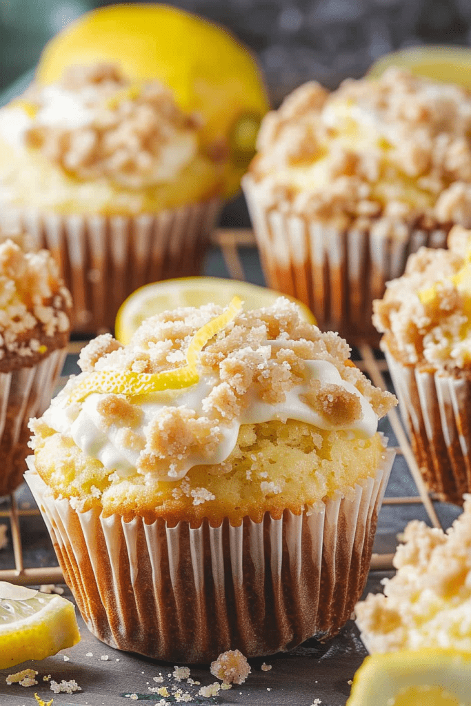 Delicious Lemon Streusel Muffins