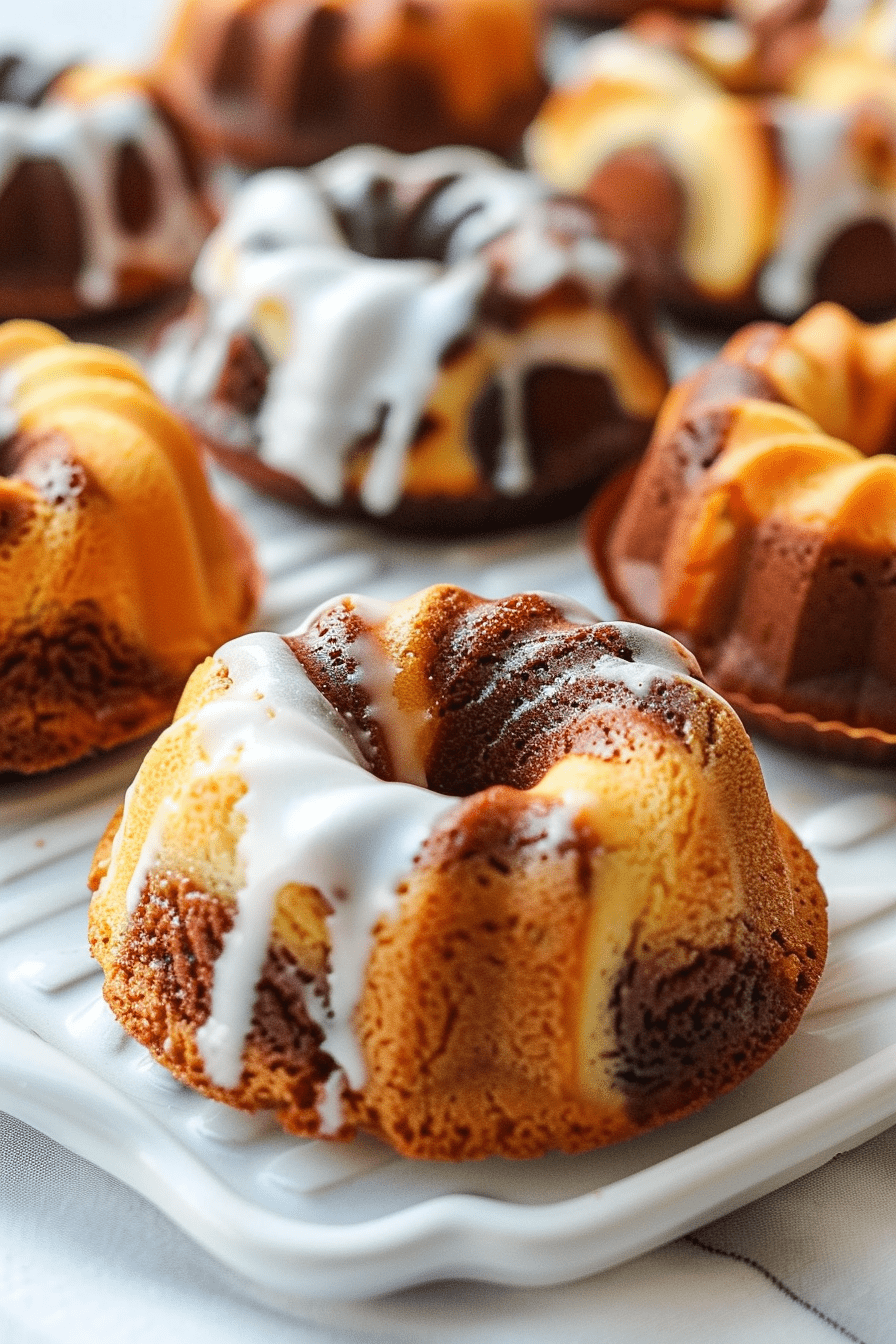 Delicious Marble Mini Bundt Cakes Recipes