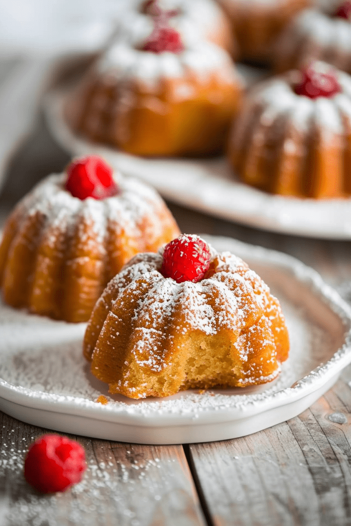 Delicious Mini Bundt Rum Cakes