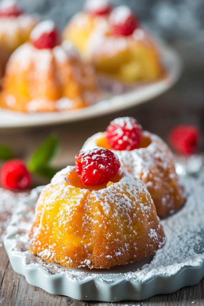 Delicious Mini Bundt Rum Cakes Recipe