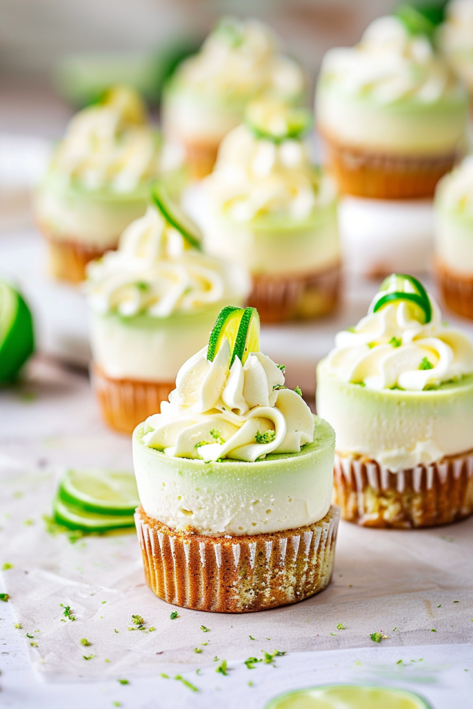 Delicious Mini Key Lime Cheesecakes Recipe