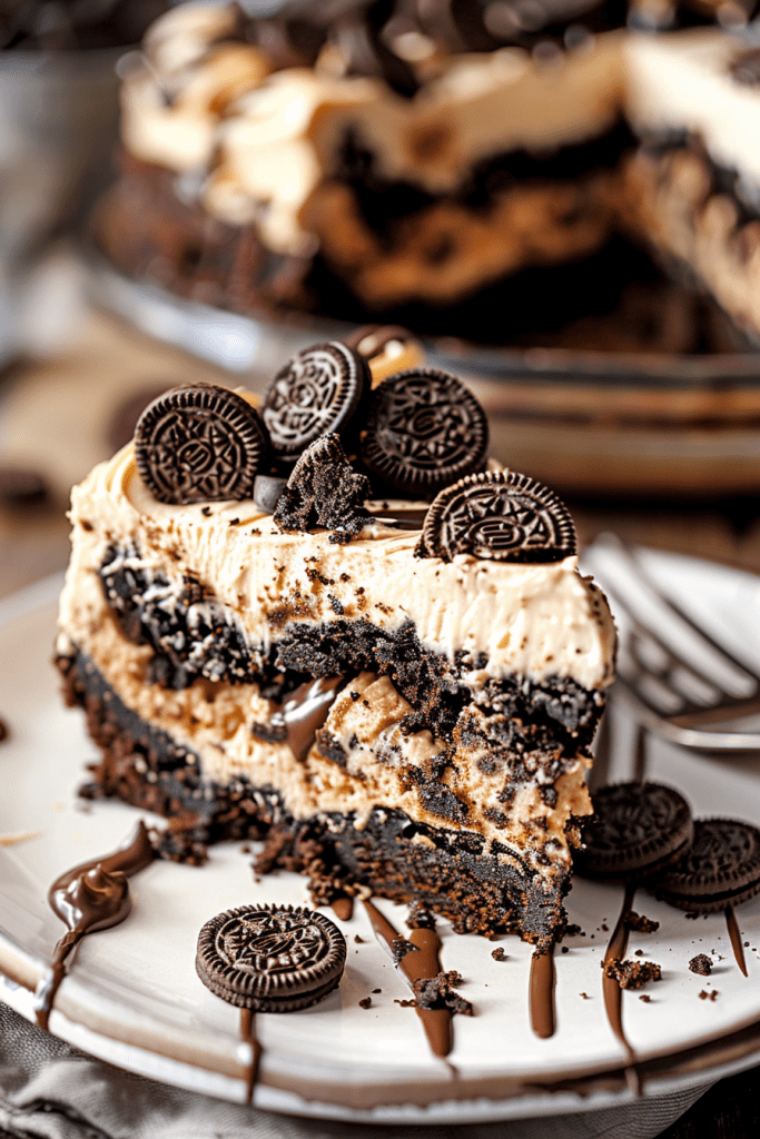 Delicious Peanut Butter Oreo Cheesecake