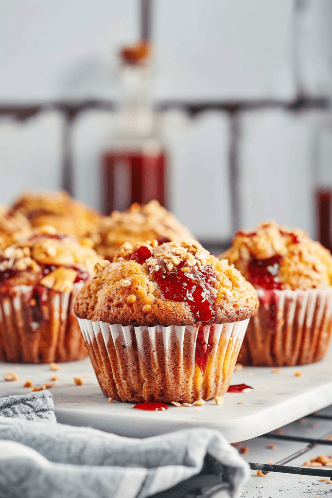 Delicious Peanut Butter and Jelly Muffins