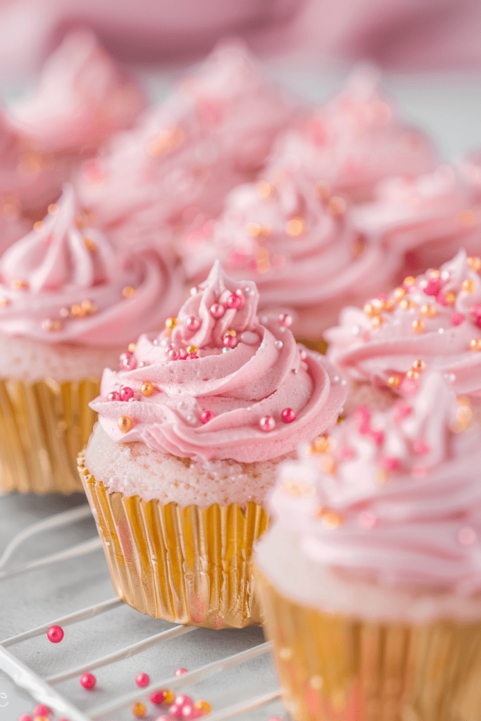 Delicious Pink Champagne Cupcakes Recipes