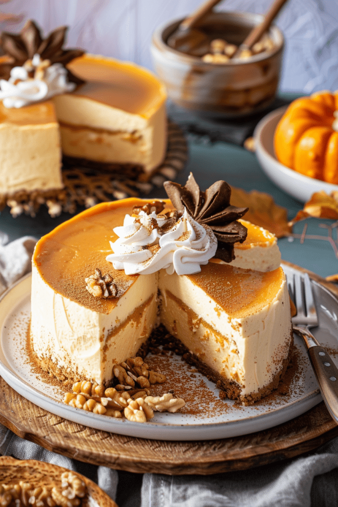 Delicious Pumpkin Cheesecake