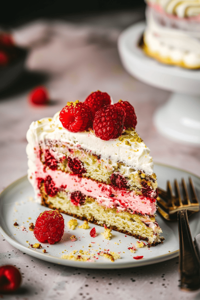 Delicious Raspberry Cake