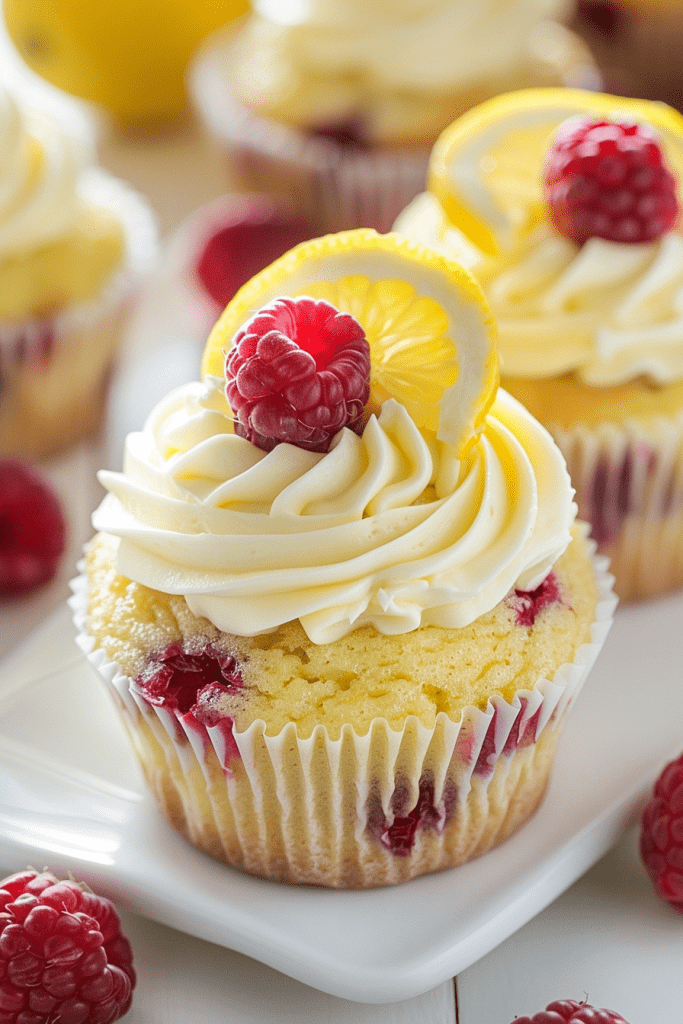 Delicious Raspberry Lemon Cupcakes