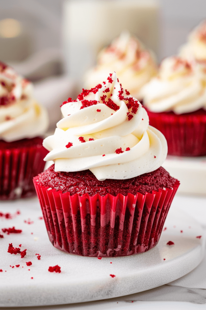 Delicious Red Velvet Cream Cheese Cupcakes