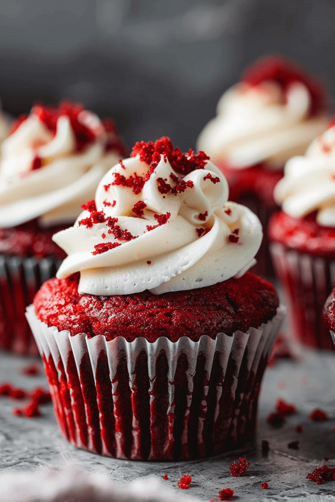 Delicious Red Velvet Cupcakes