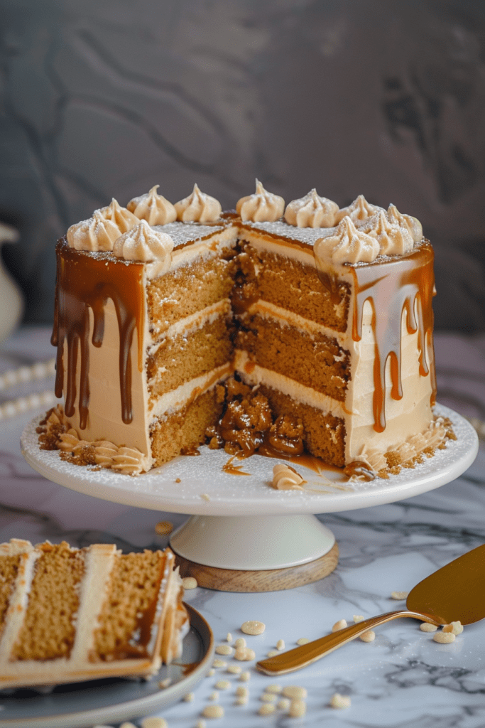 Delicious Salted Caramel Cake