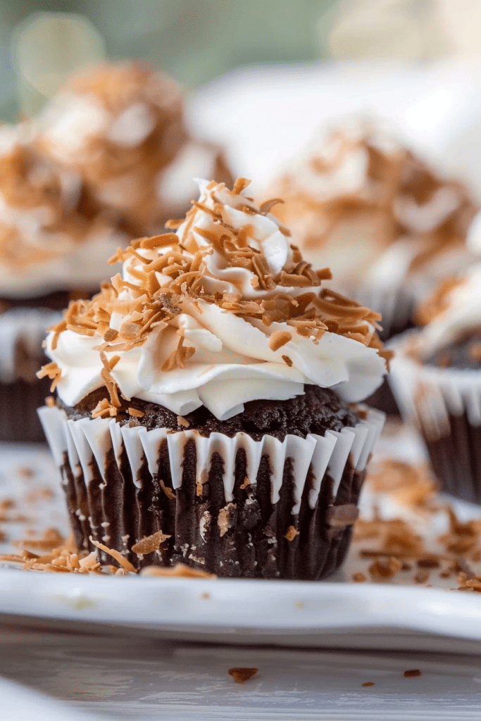 Delicious Samoa Cupcakes