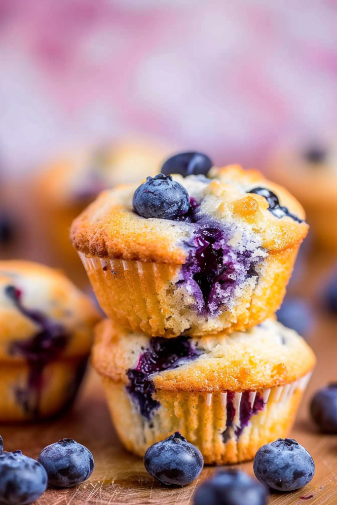 Delicious Skinny Blueberry Muffins