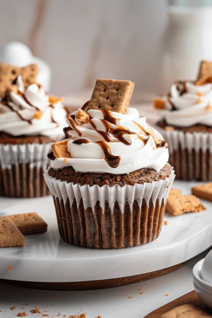 Delicious S’mores Cupcakes