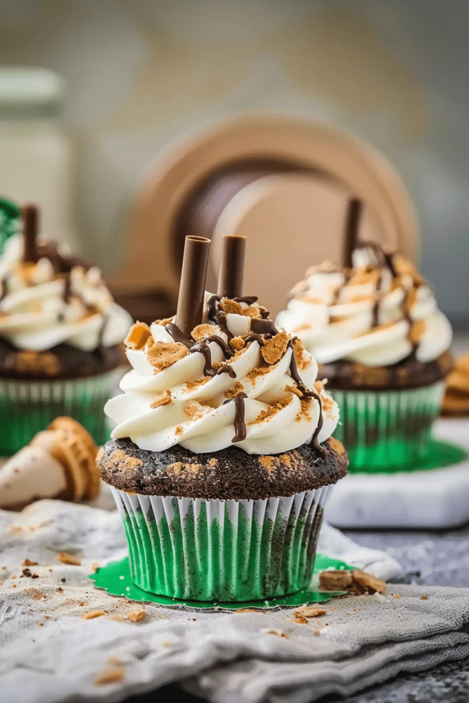 Delicious Smores Frappuccino Cupcakes