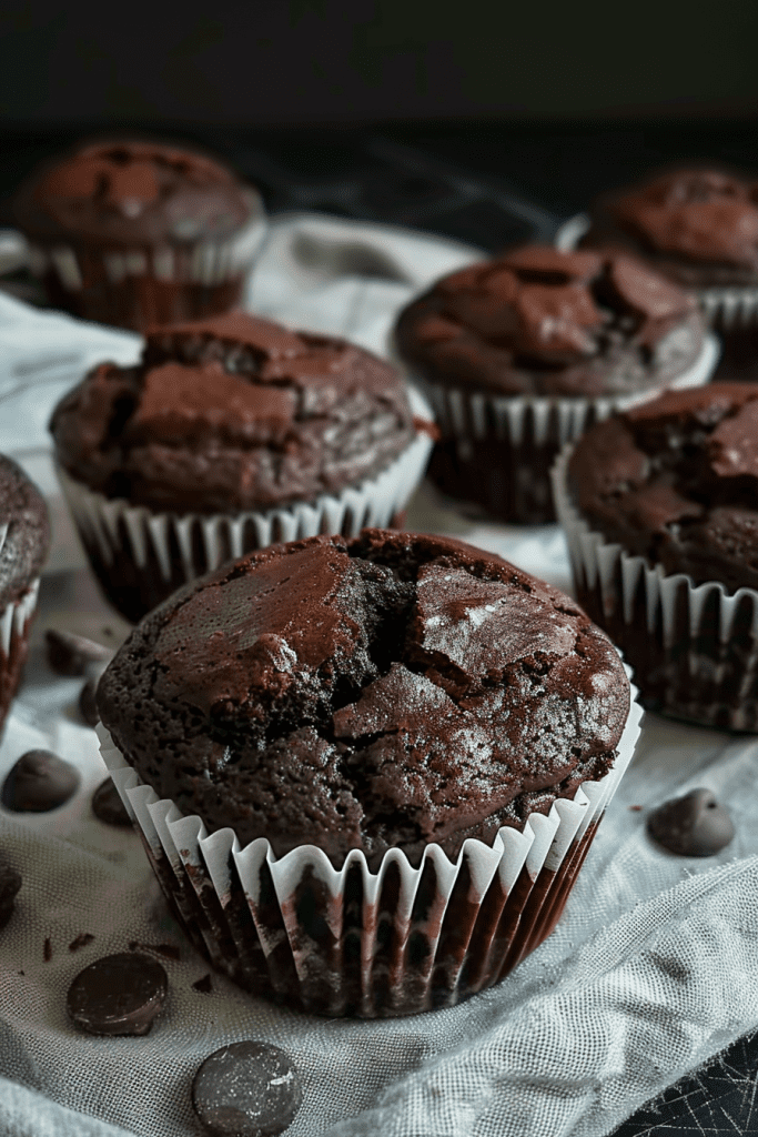 Delicious Sour Cream Double Chocolate Muffins