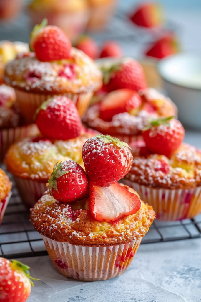 Delicious Strawberry Muffins