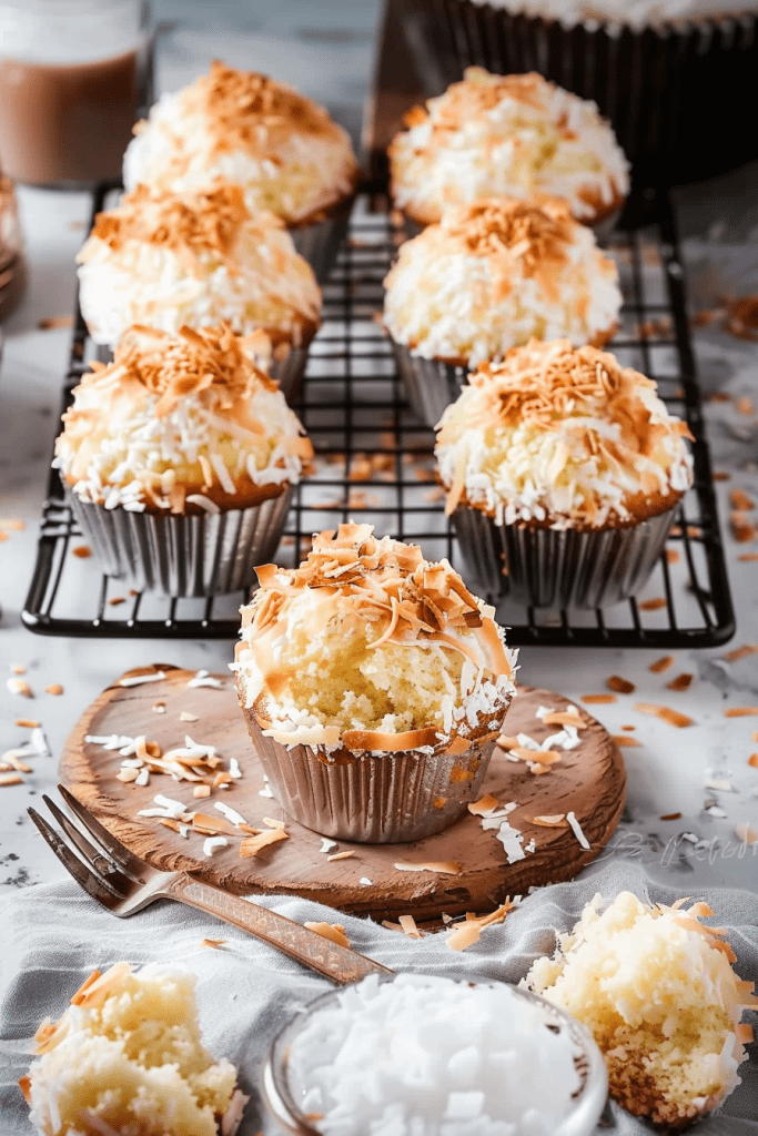 Delicious Toasted Coconut Muffins