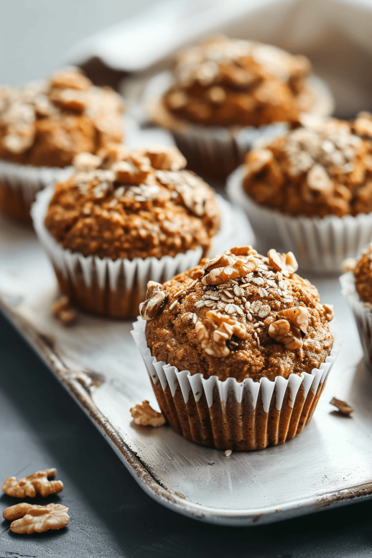 Delicious Whole Wheat Banana Walnut Muffins Recipe for Healthier Eating