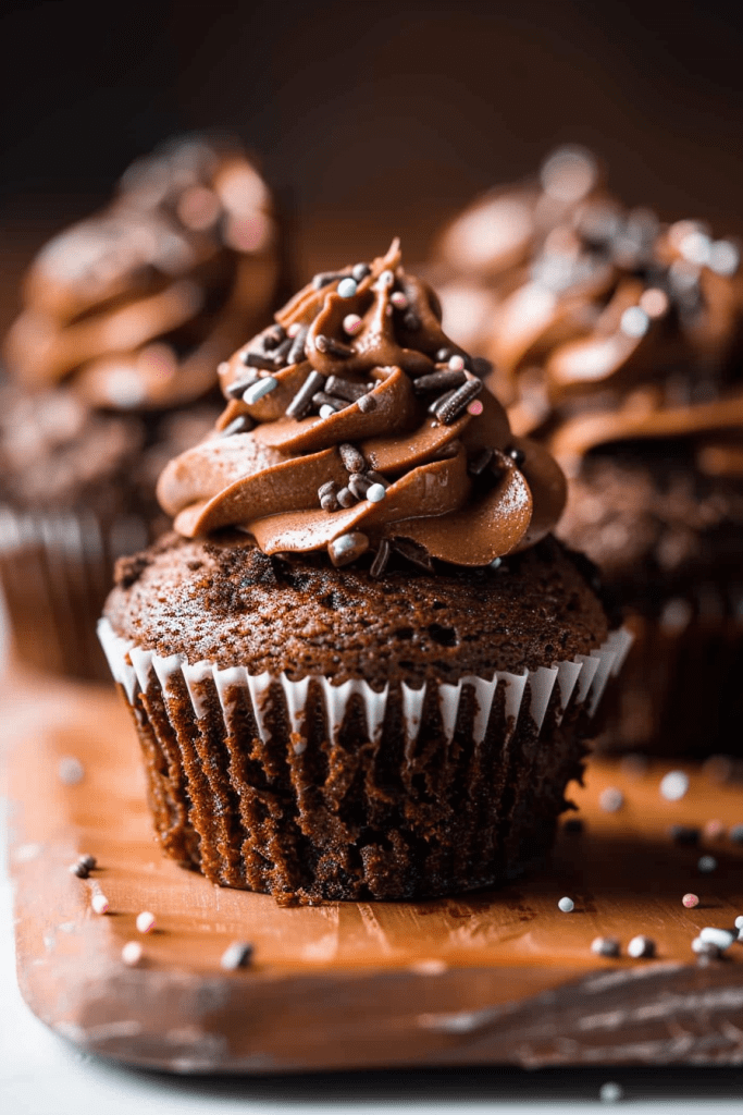 Deliciousness Vegan Chocolate Cupcakes