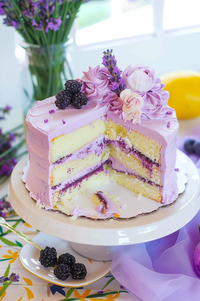 Delightful Lavender Cake