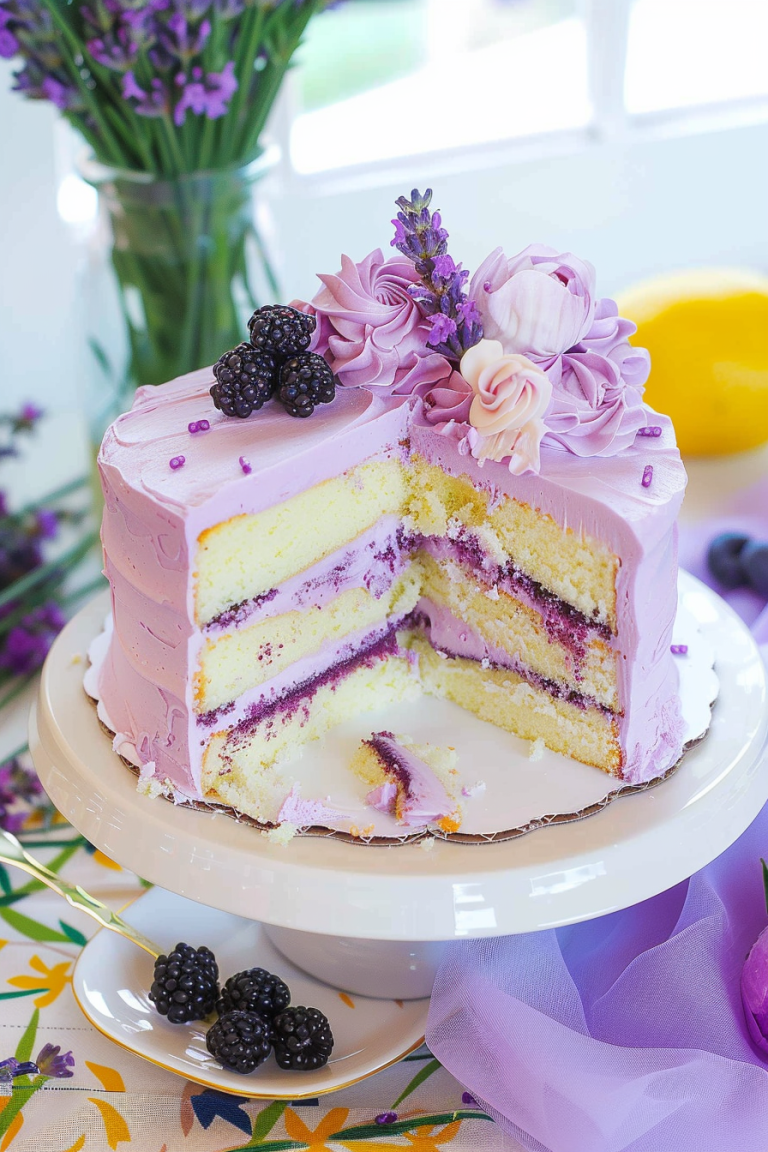 Floral Lavender Cake Recipe: Step-by-Step Guide