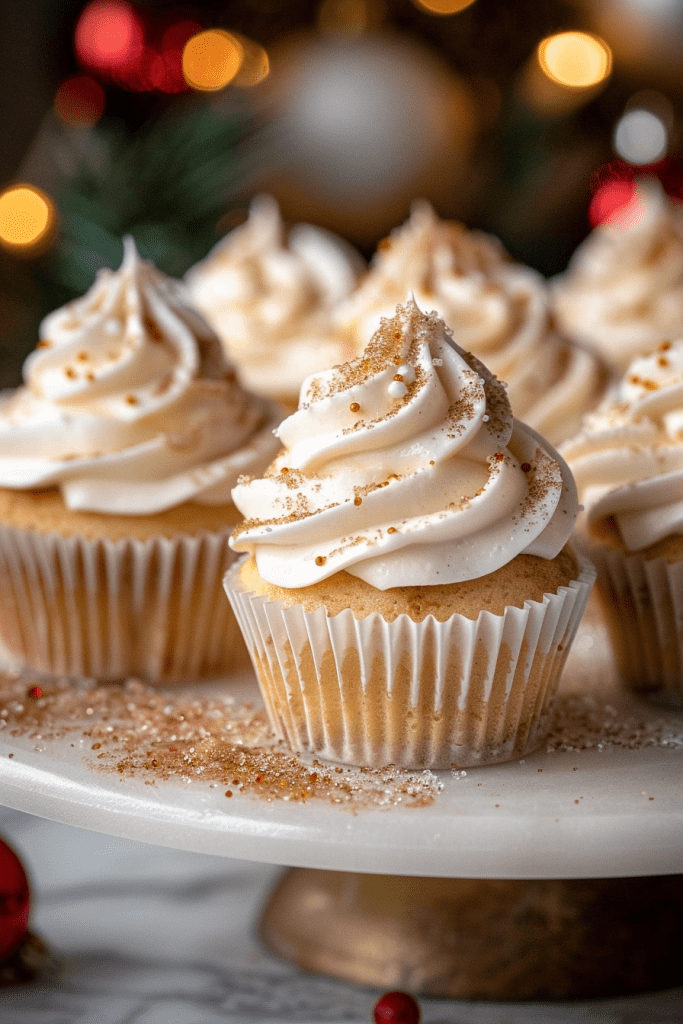 Eggnog Cupcake