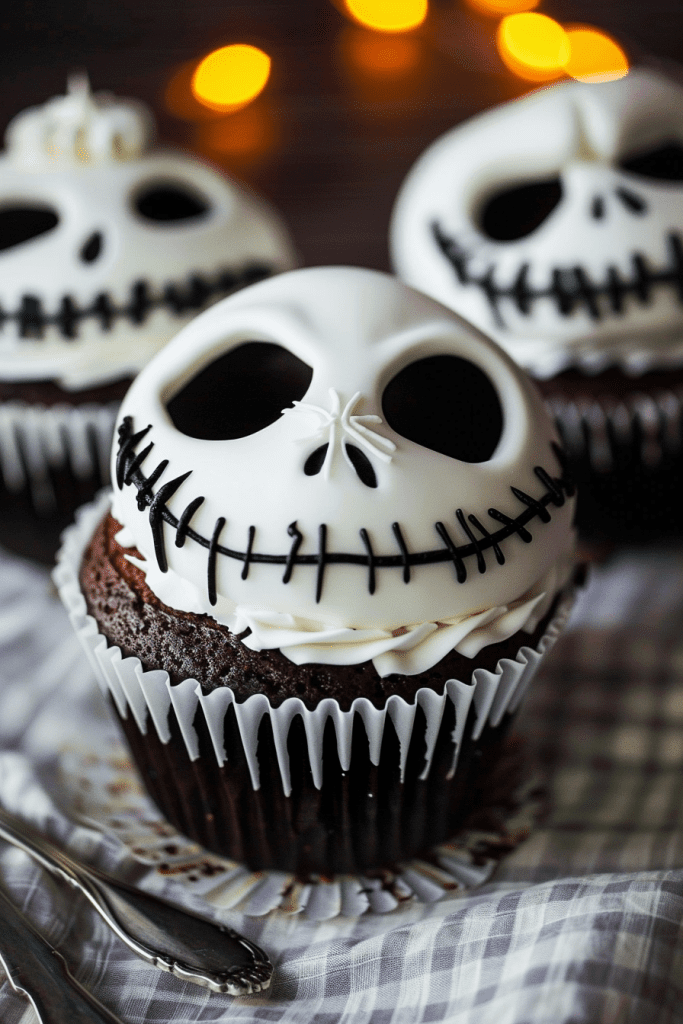 Fun Jack Skellington Cupcakes