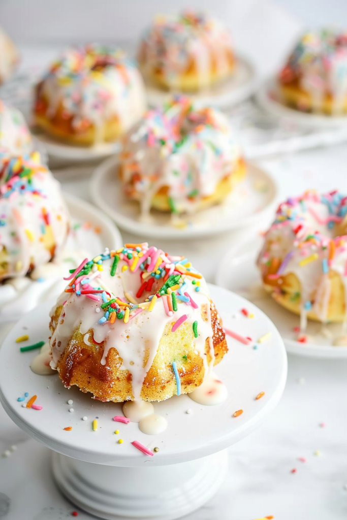 Funfetti Mini Bundt Cake