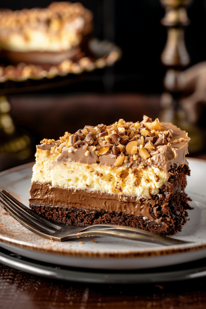 German Chocolate Cheesecakes