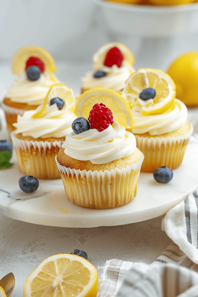 Gluten-Free Lemon Cupcakes