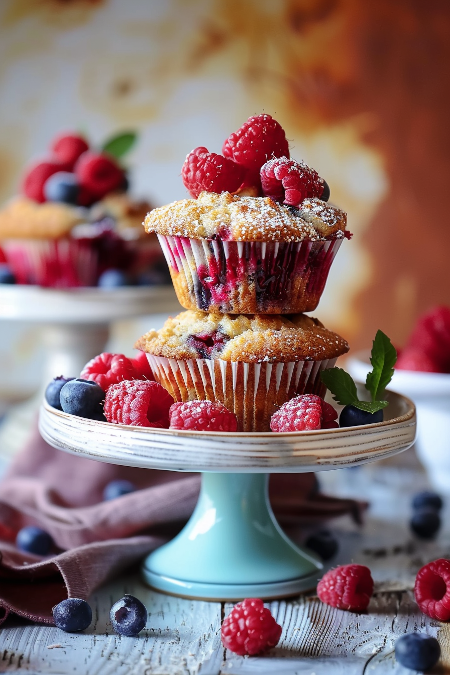 Greek Yogurt Raspberry Muffins Recipe