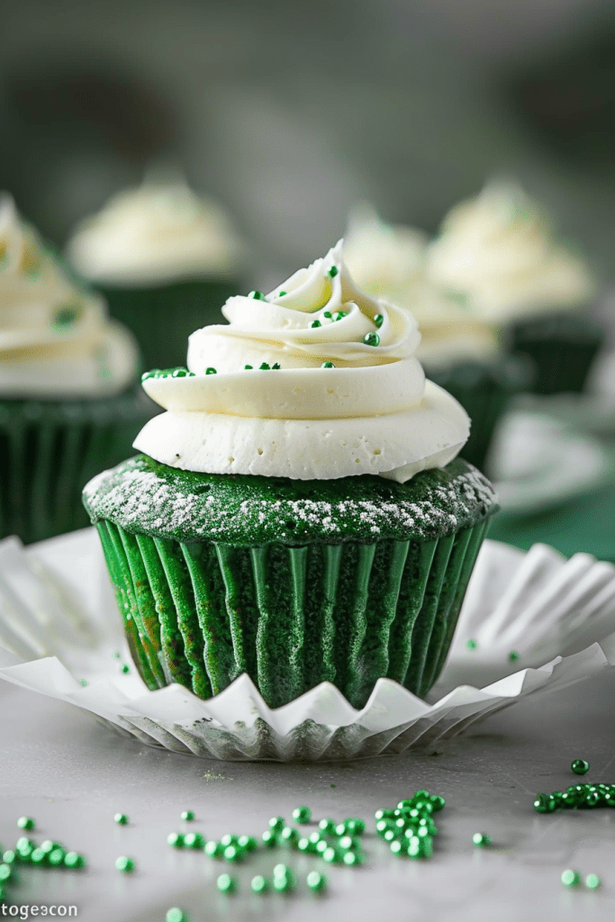 Green Velvet Cupcake