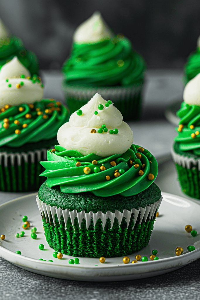 Green Velvet Cupcakes