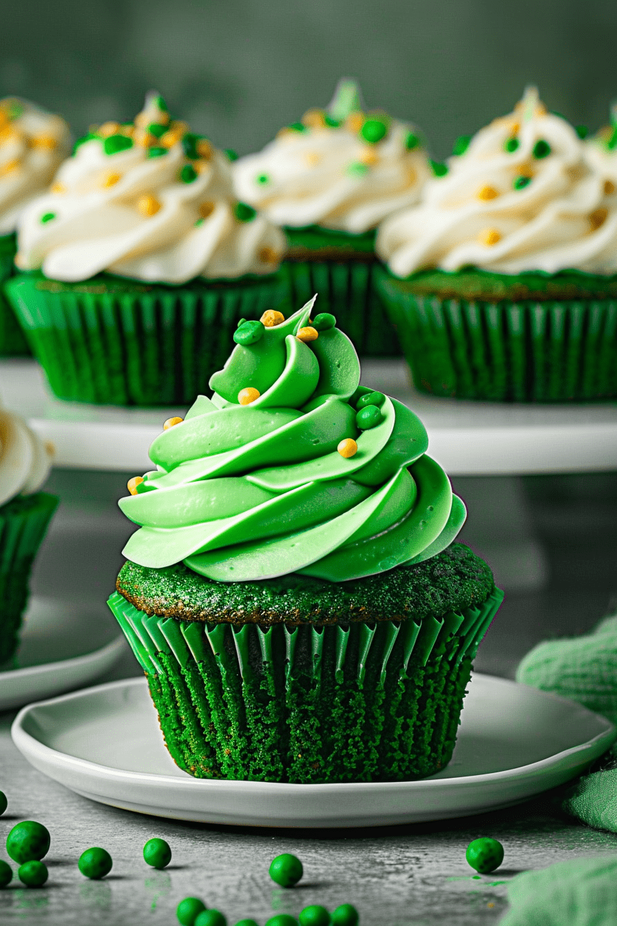 Green Velvet Cupcakes Recipe