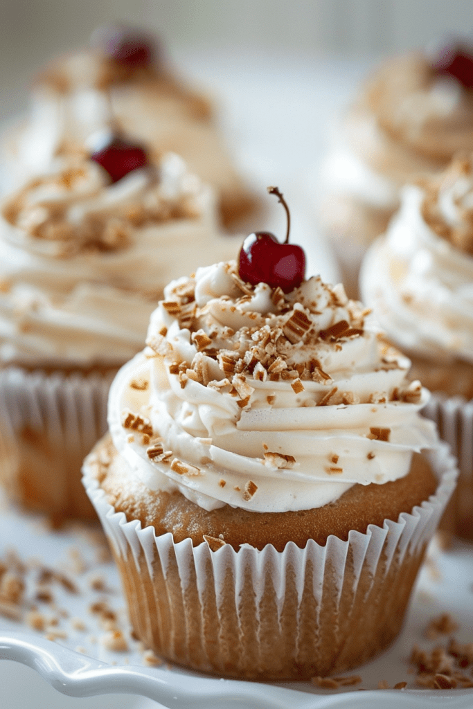 Italian Cream Cupcakes