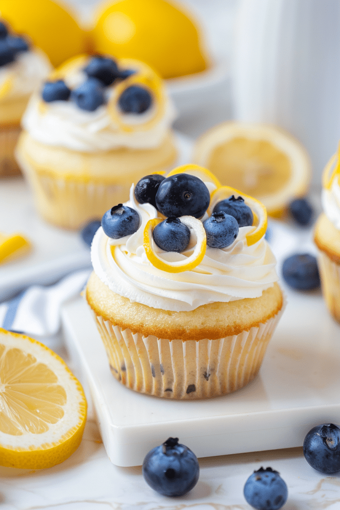 Lemon Blueberry Cupcakes