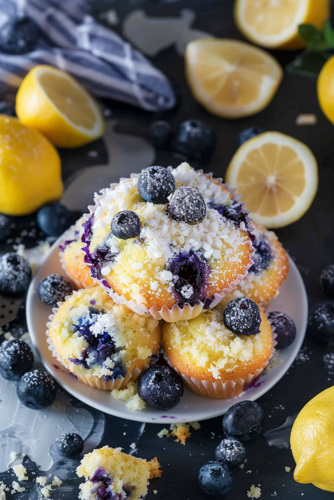 Lemon Blueberry Muffins